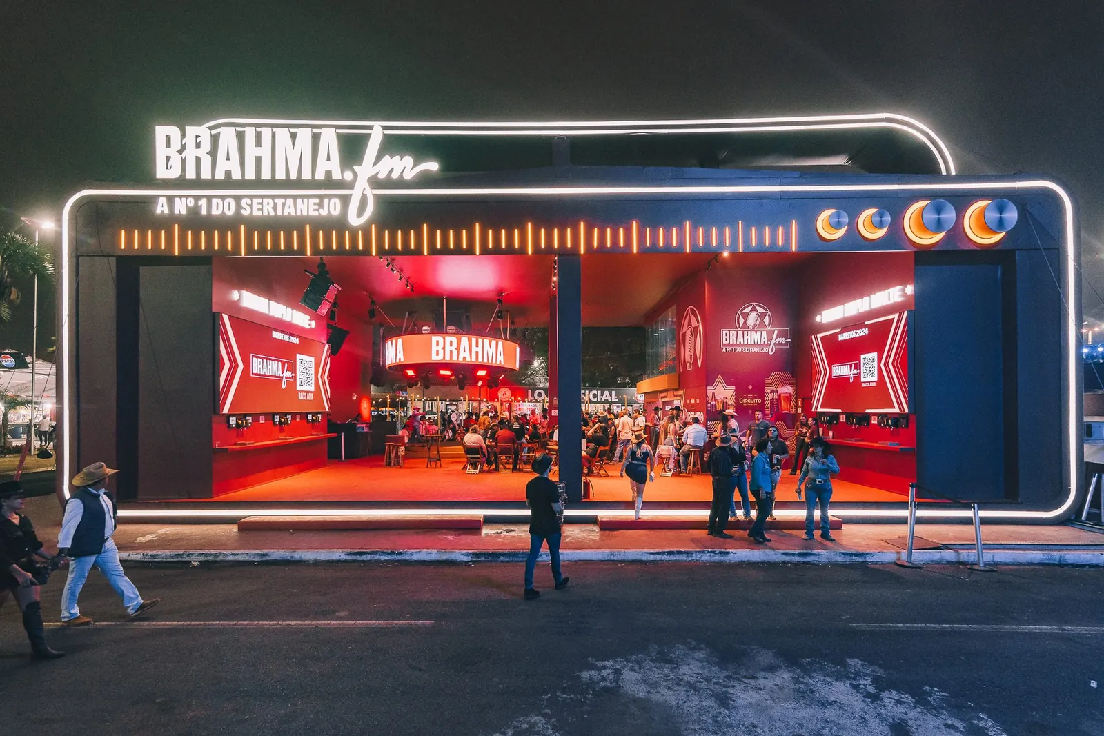 Stand da Brahma na Festa do Peão